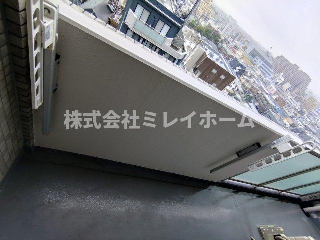 コスモリード池上のバルコニー