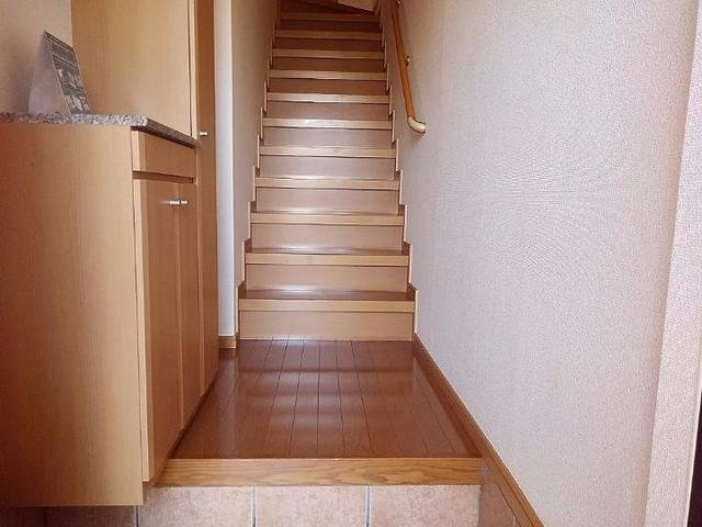 ゆったりとした玄関です