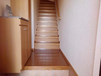 ゆったりとした玄関です