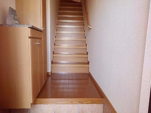 ゆったりとした玄関です