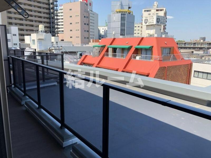 豊島区池袋２丁目の賃貸マンションのバルコニー