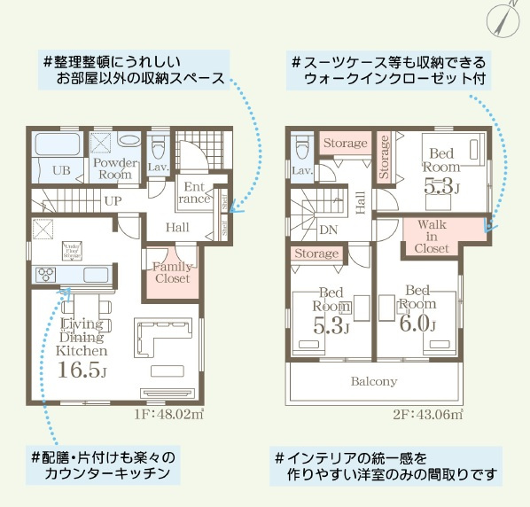 ■■宜野湾市嘉数-5号棟（全６棟）の間取り|5号棟