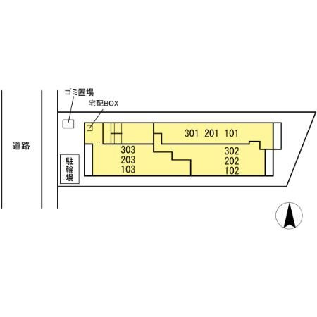 Urbanaの区画図