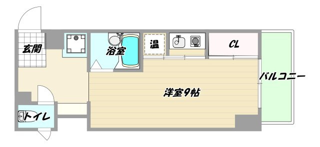 大阪市淀川区三国本町３丁目の賃貸マンションの間取り