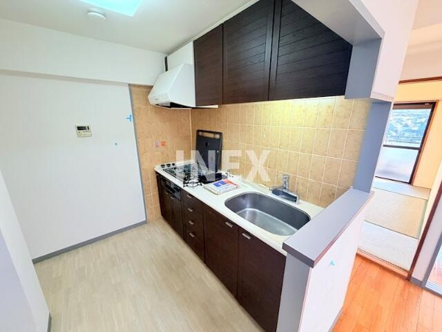横浜市港南区上永谷４丁目の賃貸マンションのキッチン