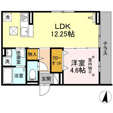 ルリアン東葛西の間取り