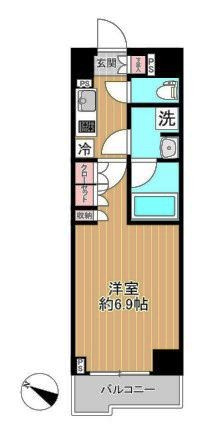 ルーブル川崎上平間弐番館の間取り