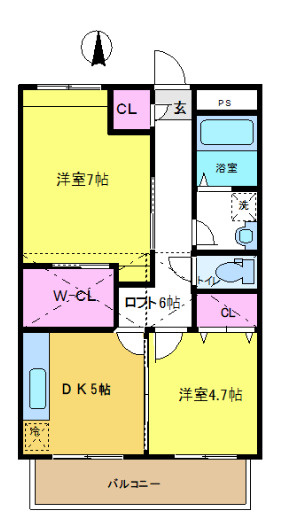 ソレイユの間取り