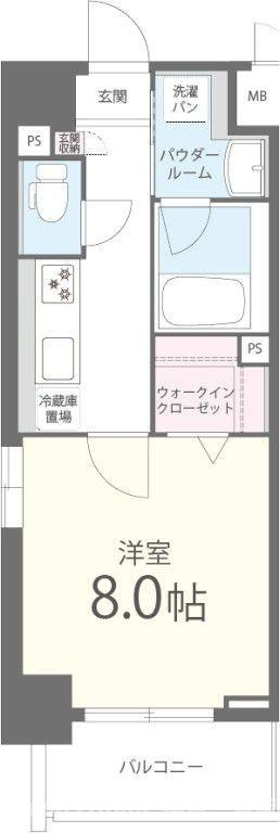 ウエスト ヒルズ 大倉山の間取り