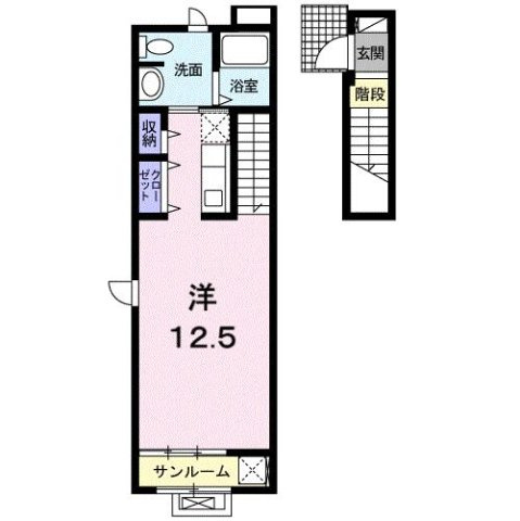アクティークＨ．Ｋの間取り