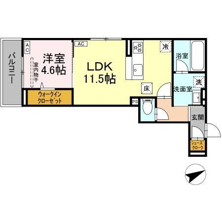 D Paina あざみ野Ⅱの間取り
