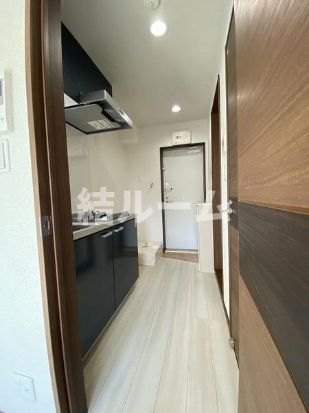 板橋区仲宿のアパートの玄関