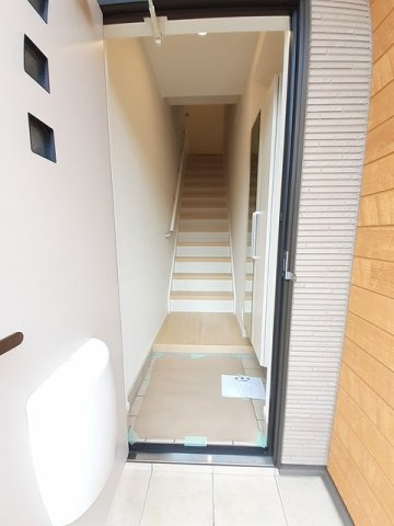 ゆったりとした玄関です