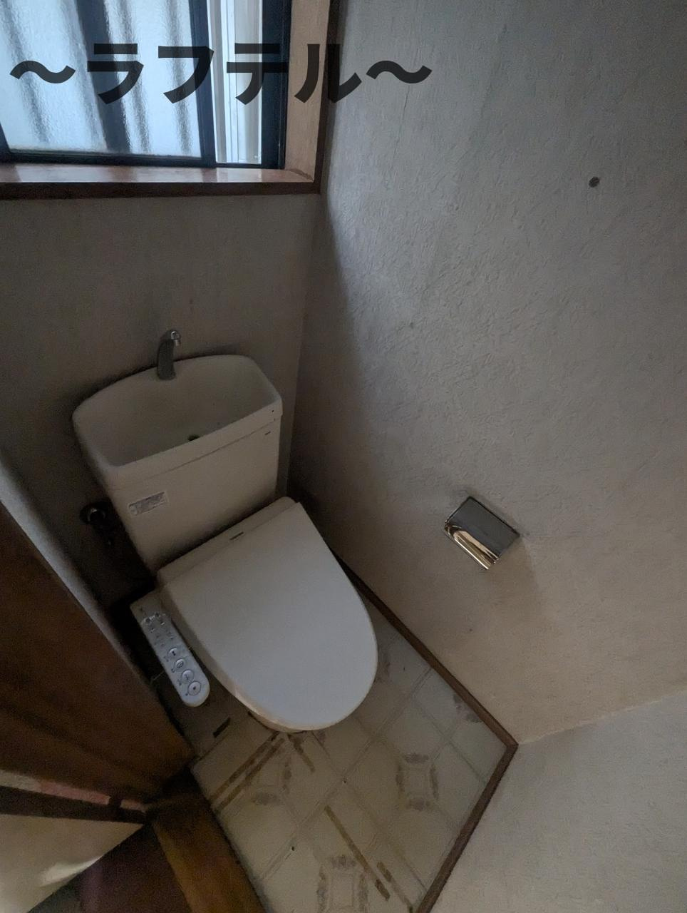 ゆったりとした空間のトイレです