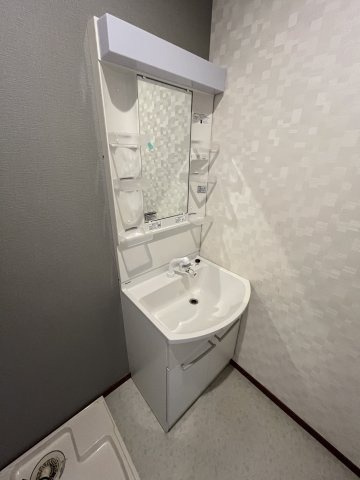 コンパクトで使いやすい洗面所