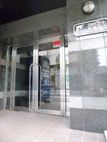 スカイコート早稲田第２のエントランス