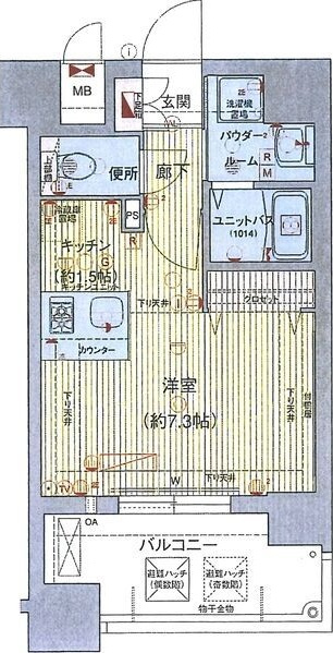 プレサンス名古屋STATIONビジュの間取り