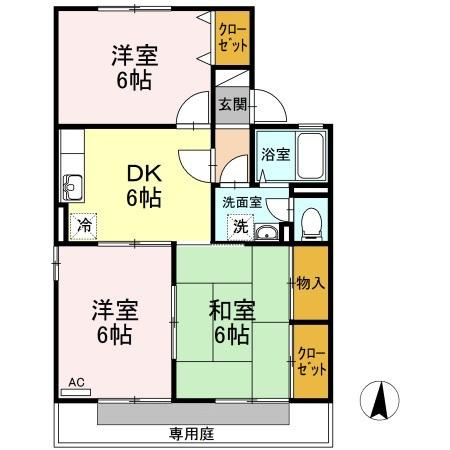 【間取り】 | セジュール坂出