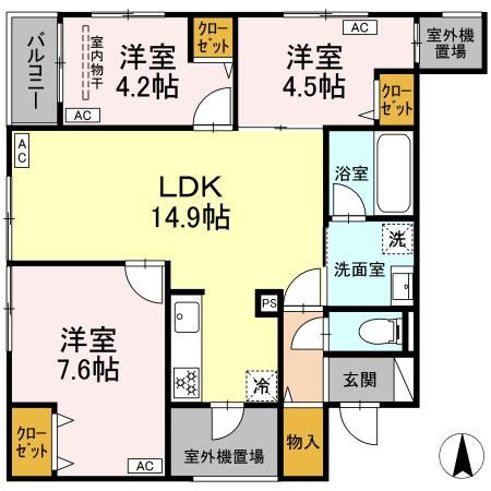 MOCRAFT中葛西の間取り