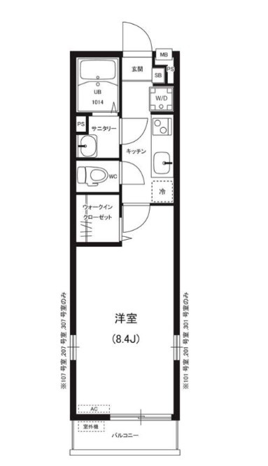 リブリ・FERIOⅠの間取り