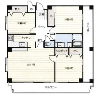【間取り】 | サンビルダー西岡本パレス