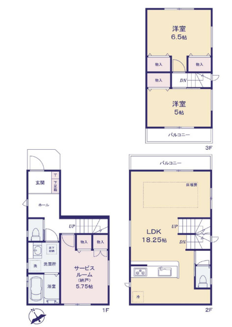船橋市前原東2丁目　新築分譲住宅　2号棟