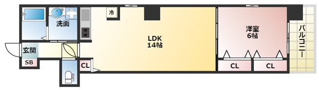 【間取り】 | Broad阿倍野阪南町Residence
