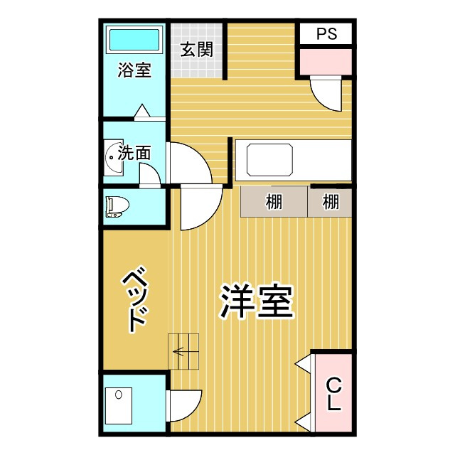 ハイデンス和泉の間取り