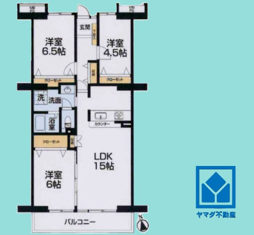 武庫川第２一番街10号棟の間取り