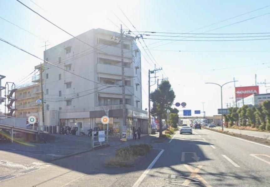 坂戸市八幡１丁目の一棟マンションの外観