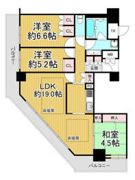ザ宝塚タワーの間取り