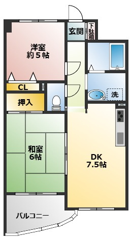 【間取り】 | ファミリーにぴったりのお部屋！
