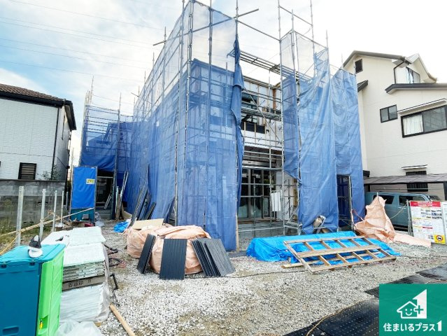■宝塚市高司　第3期　新築一戸建ての外観|現在の進捗状況です！順調に作業進行中、完成が待ち遠しいです！詳細の間取り等、お気軽にお問い合わせください！