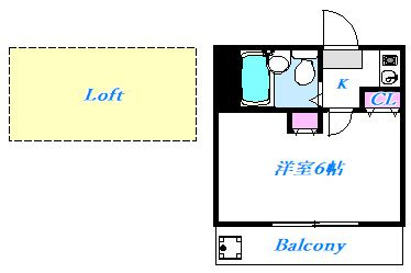 藤沢市亀井野のアパートの間取り