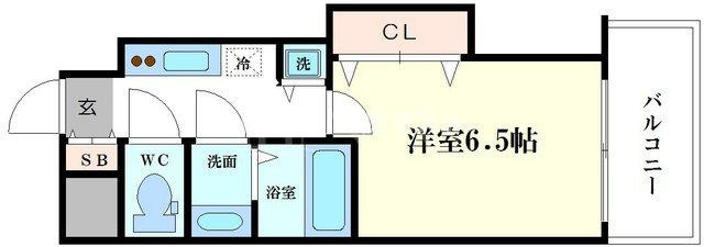 ＬＣ難波ミラージュの間取り
