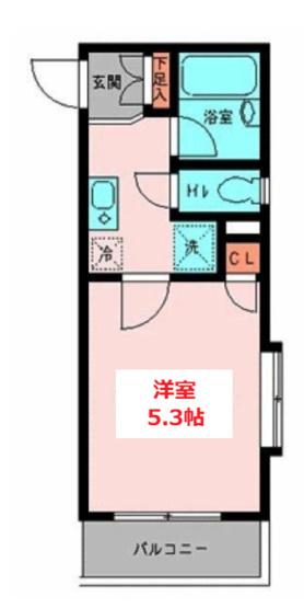 【間取り】 | プライムアーバン鶴見寺谷 | お部屋の間取りです。