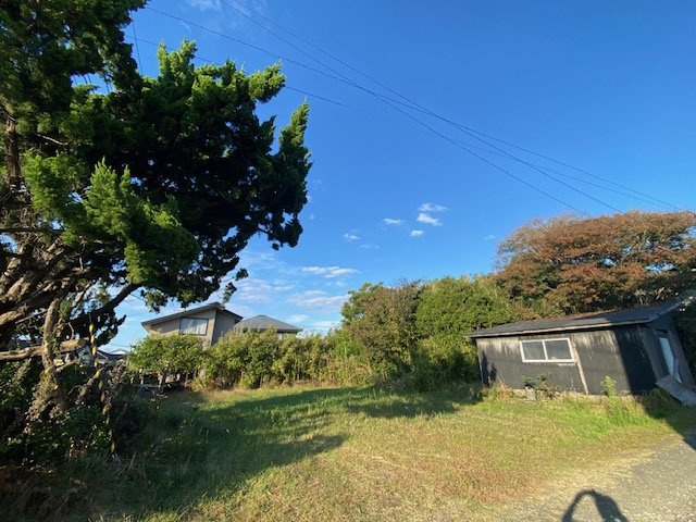 秋田市下浜長浜の前面道路含む現地写真
