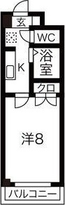 レイール赤池の間取り