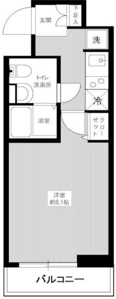 ＡＺＥＳＴ　ＩＴＡＢＡＳＨＩ　Ⅱの間取り