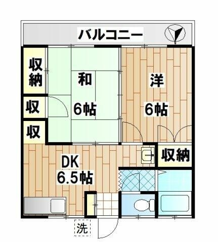 ユタカハイツの間取り