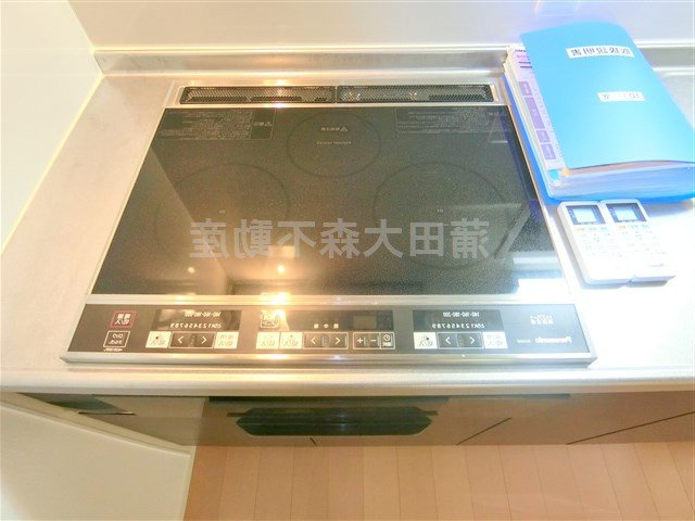 メゾンレユシールのキッチン|3口IHグリル付システムキッチン