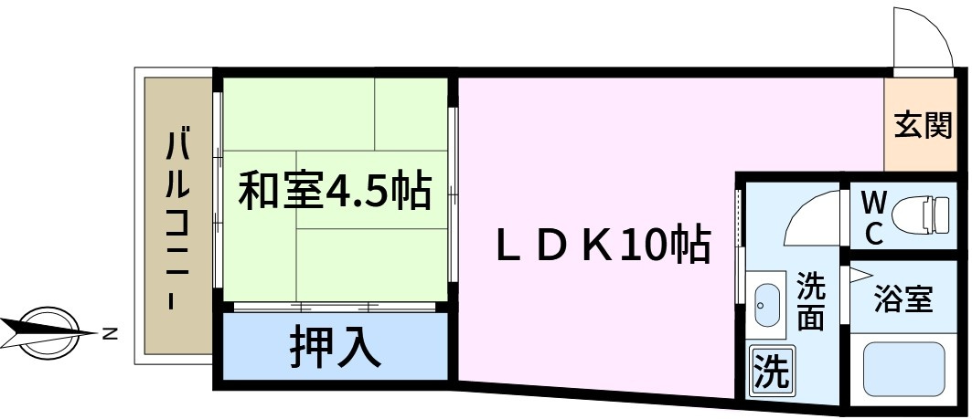 秀宝ビルの間取り