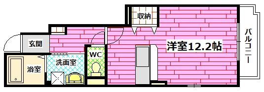 クレメンテ大通の間取り