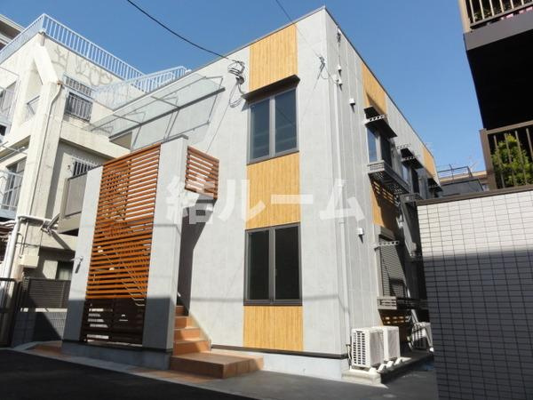 板橋区前野町２丁目のアパートの外観