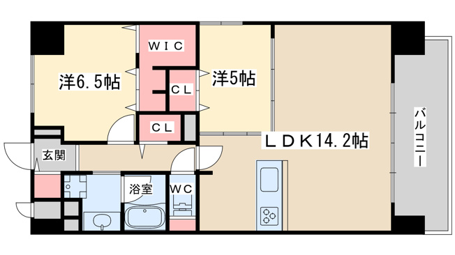 【間取り】 | グランヴィラッセ北梅田