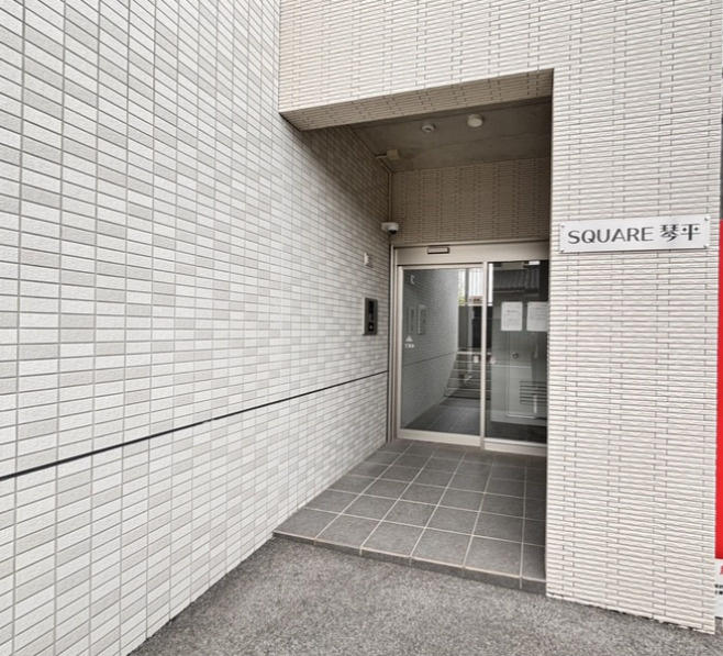 熊本市中央区琴平本町の賃貸マンションのエントランス|エントランスです