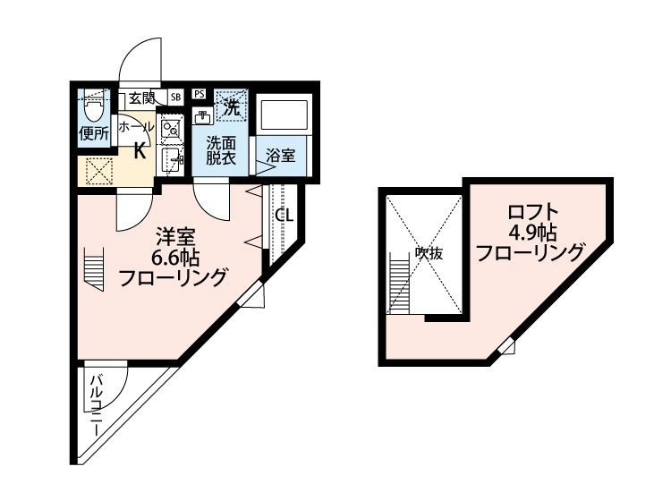 アミュレット武蔵小杉の間取り