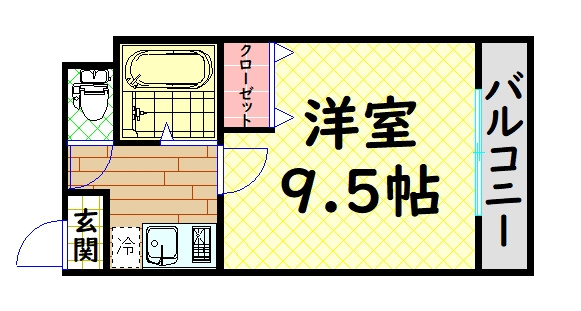【間取り】 | ハイツNANIWA