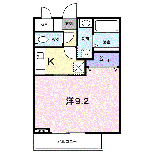 秋津州　Ｋｏｂｅの間取り