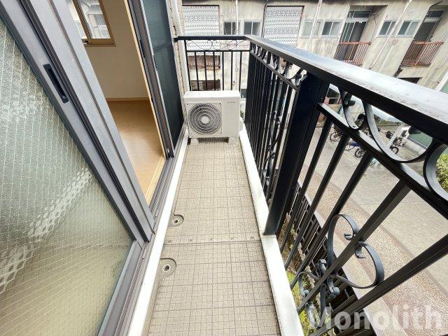 プロスパーリヨC棟のバルコニー